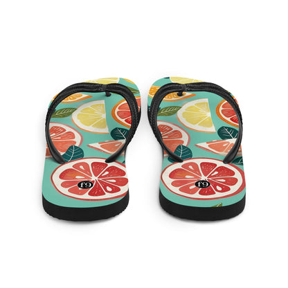 Tide Muse Series | Sublimation Flip Flop Inspired by the Rhythm of the Sea - f9artist