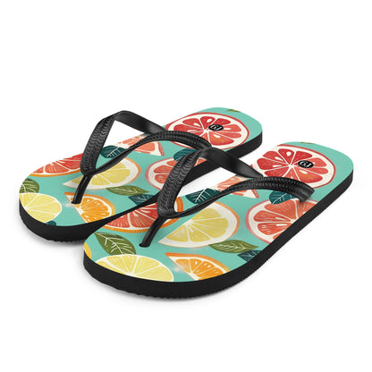 Tide Muse Series | Sublimation Flip Flop Inspired by the Rhythm of the Sea - f9artist