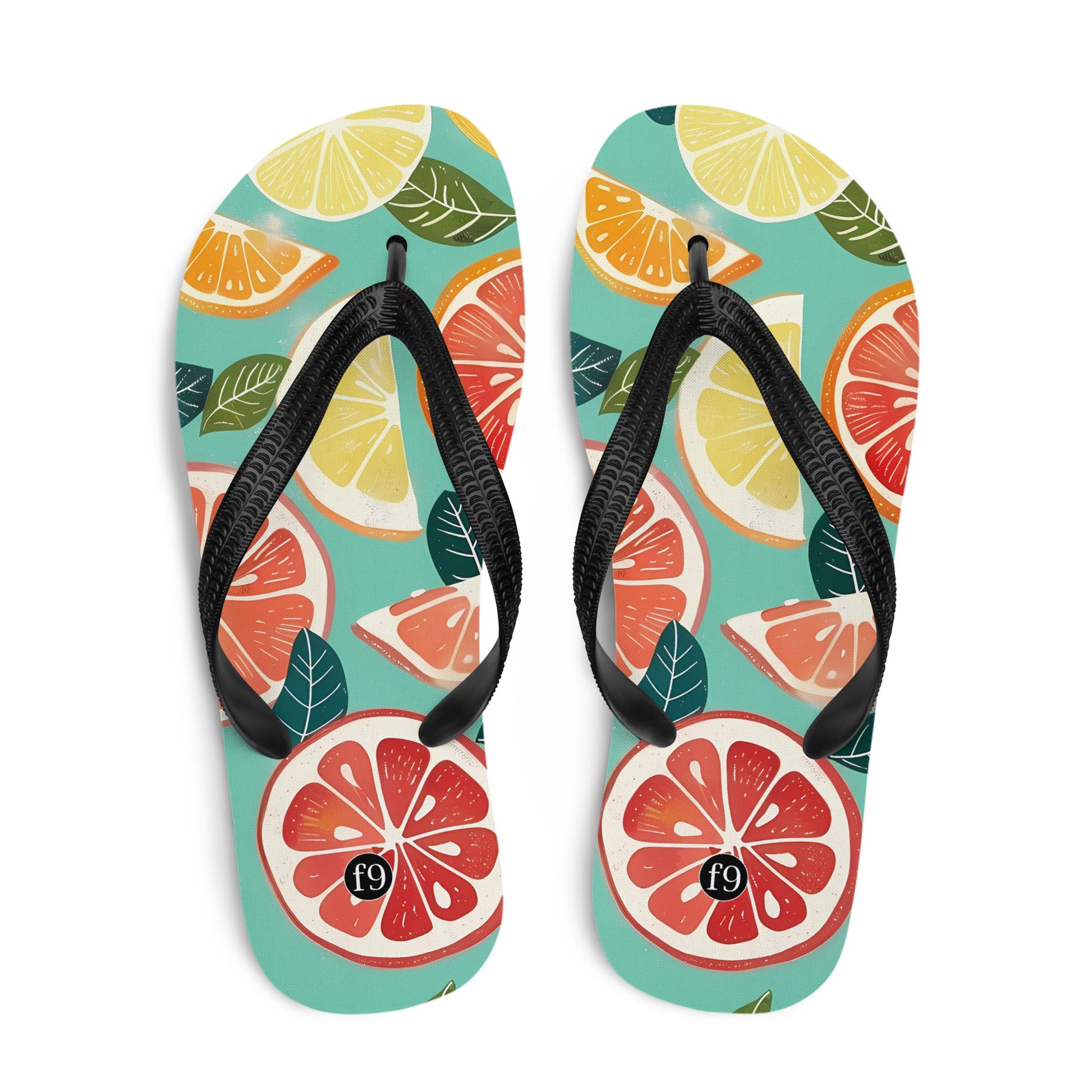 Tide Muse Series | Sublimation Flip Flop Inspired by the Rhythm of the Sea - f9artist