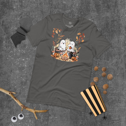 Ghost Campfire Unisex T-Shirt | f9artist - f9artist