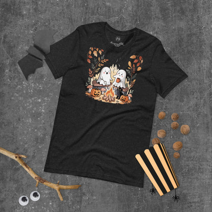Ghost Campfire Unisex T-Shirt | f9artist - f9artist