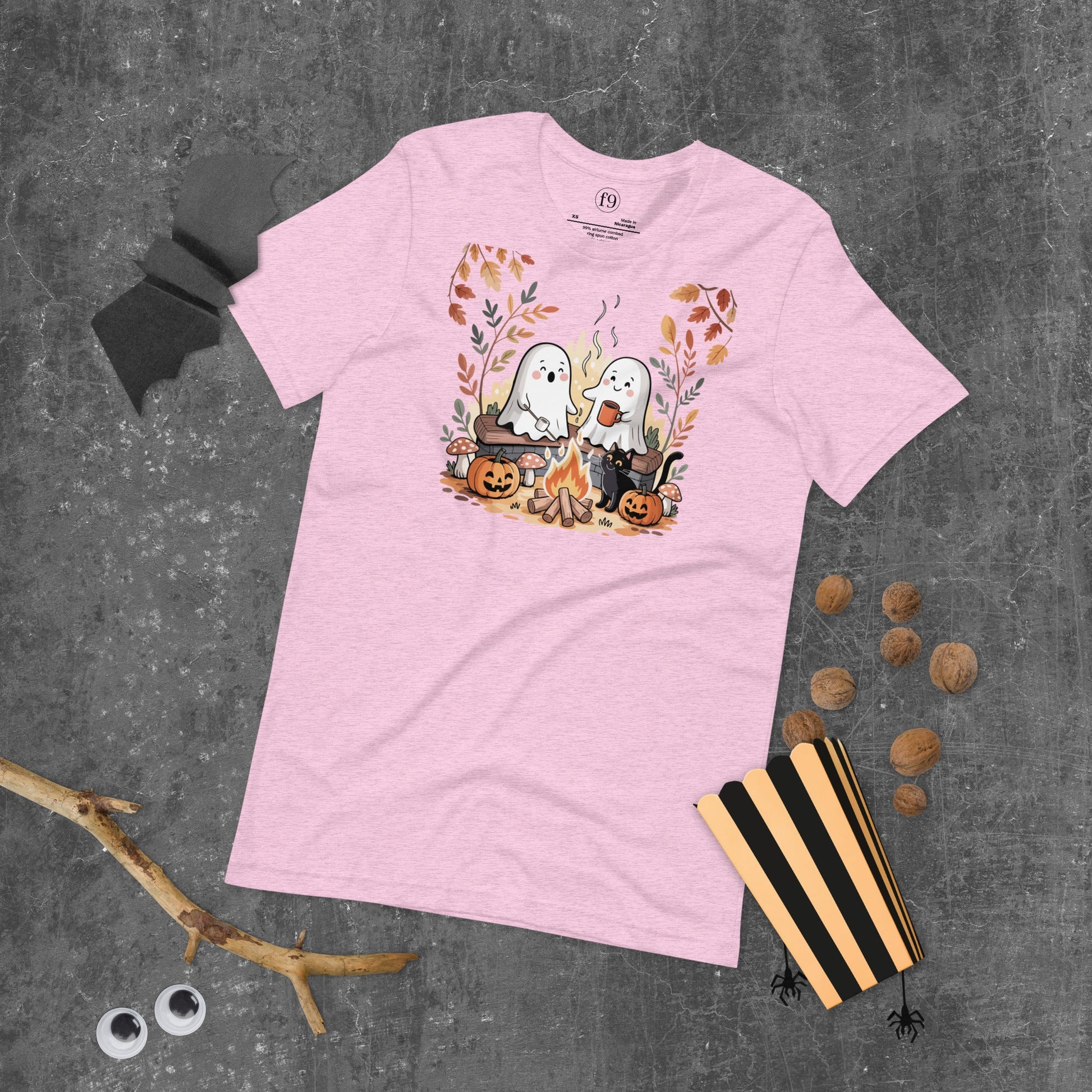 Ghost Campfire Unisex T-Shirt | f9artist - f9artist