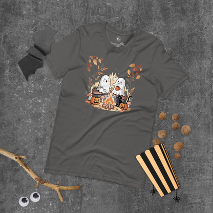 Ghost Campfire Unisex T-Shirt | f9artist - f9artist