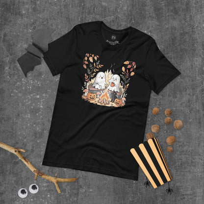Ghost Campfire Unisex T-Shirt | f9artist - f9artist