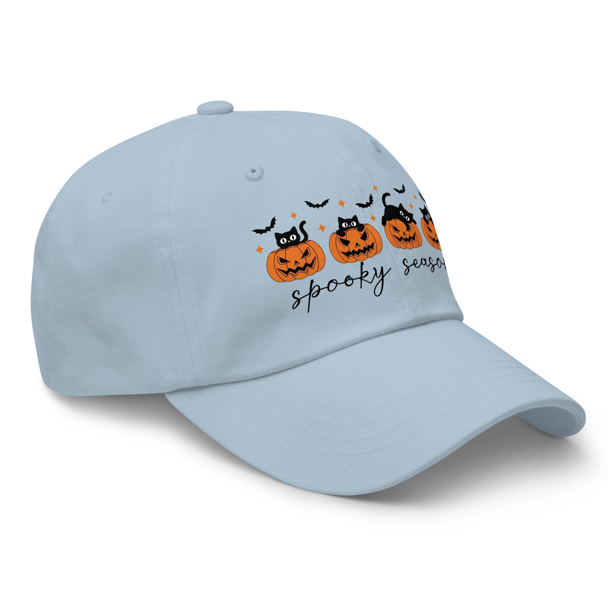 🎃 Halloween Cat & Pumpkin Dad Hat 🎃 - f9artist