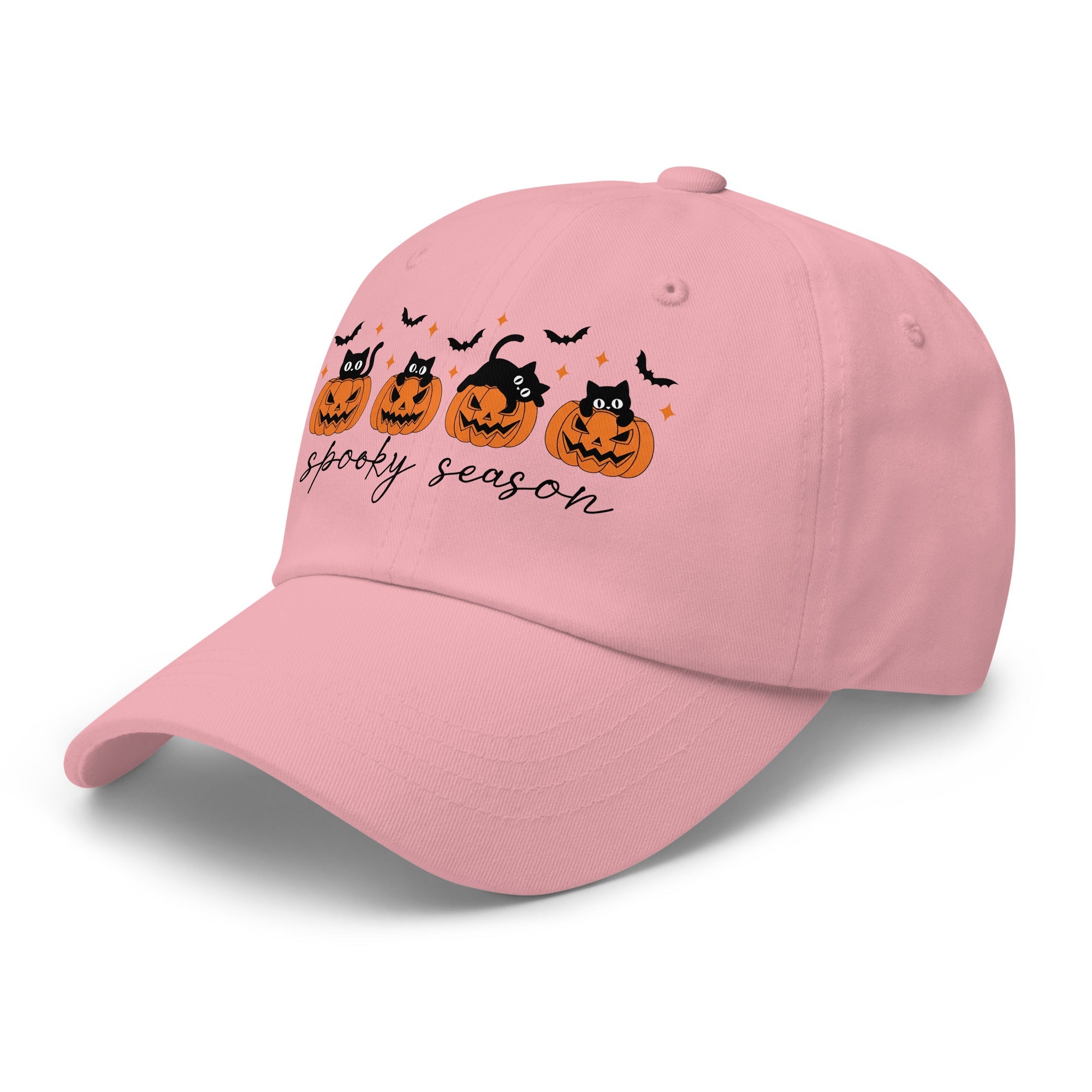 🎃 Halloween Cat & Pumpkin Dad Hat 🎃 - f9artist