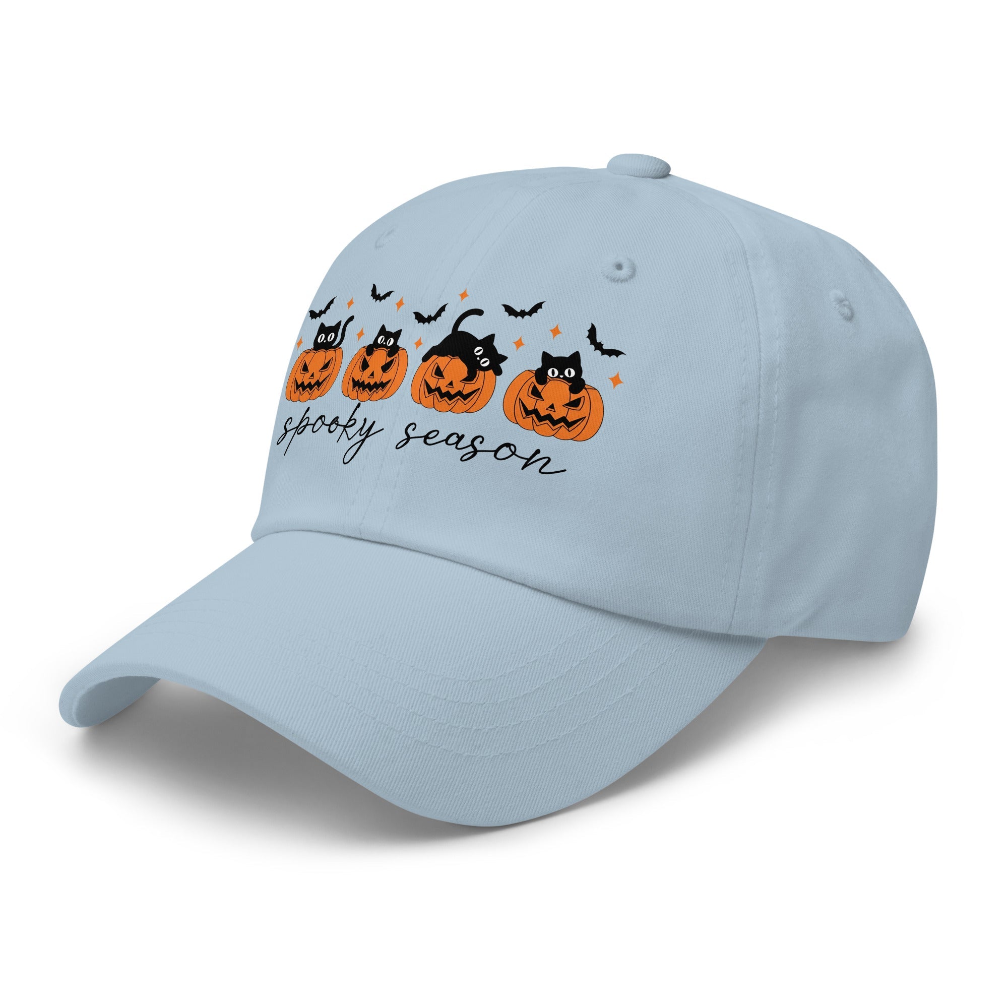 🎃 Halloween Cat & Pumpkin Dad Hat 🎃 - f9artist