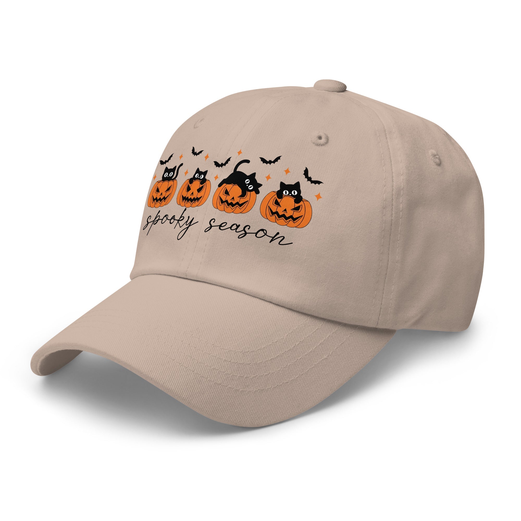 🎃 Halloween Cat & Pumpkin Dad Hat 🎃 - f9artist