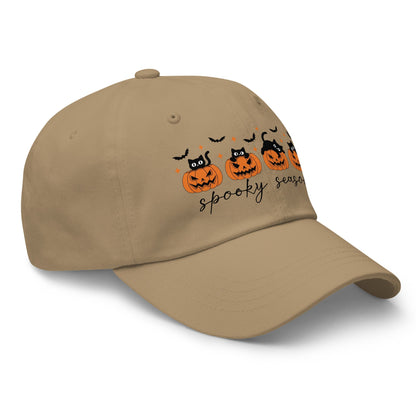 🎃 Halloween Cat & Pumpkin Dad Hat 🎃 - f9artist