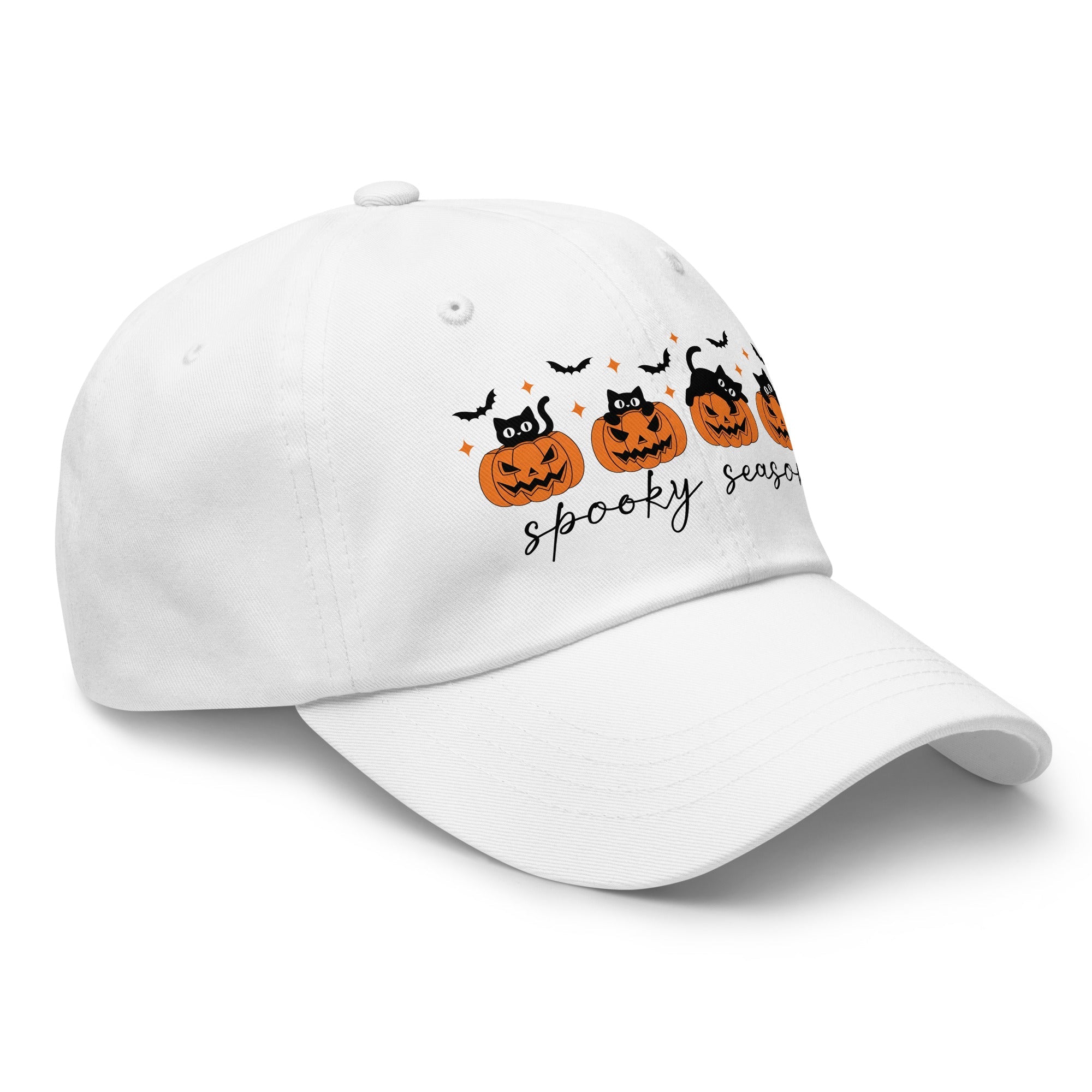 🎃 Halloween Cat & Pumpkin Dad Hat 🎃 - f9artist