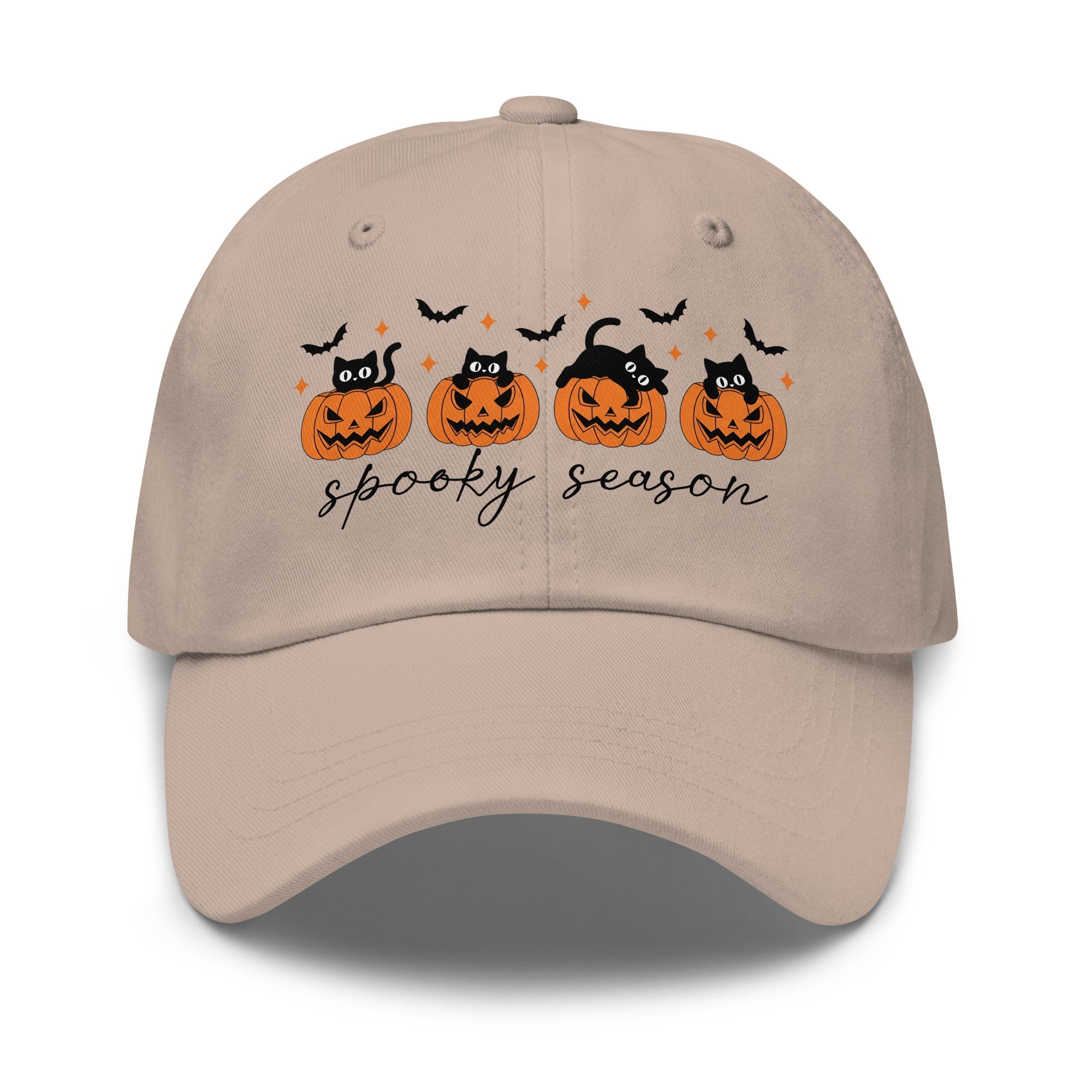 🎃 Halloween Cat & Pumpkin Dad Hat 🎃 - f9artist
