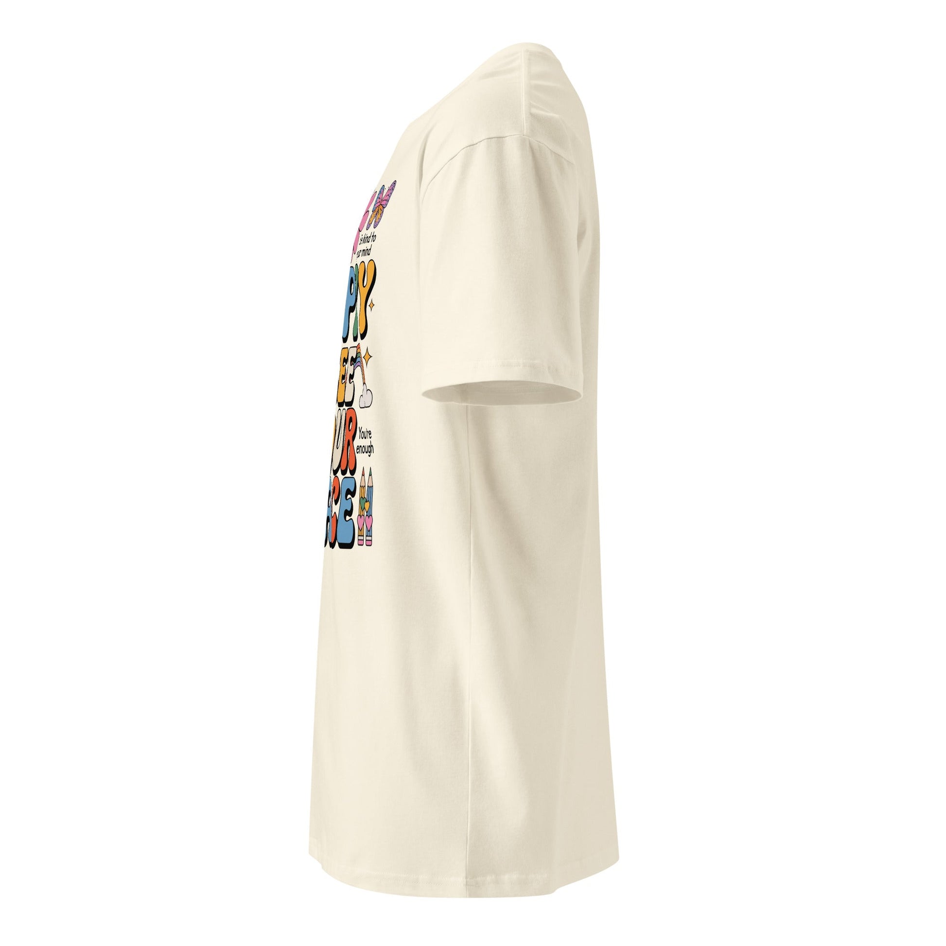 Happy to See Your Face T-Shirt – Unisex Premium Cotton Tee with Positive Vibes - f9artist