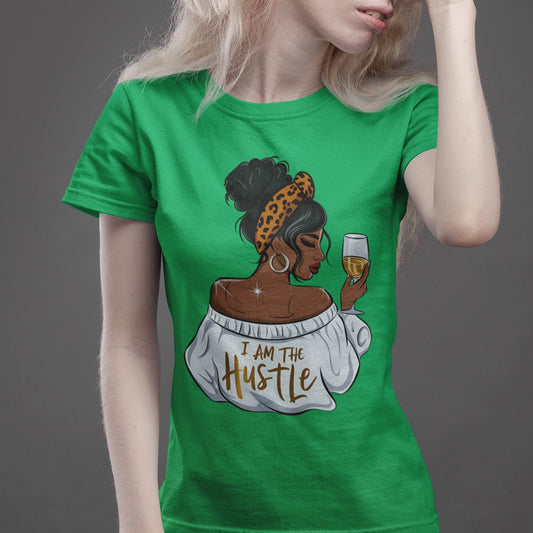 I Am the Hustle | Women’s Basic Softstyle T-Shirt - f9artist