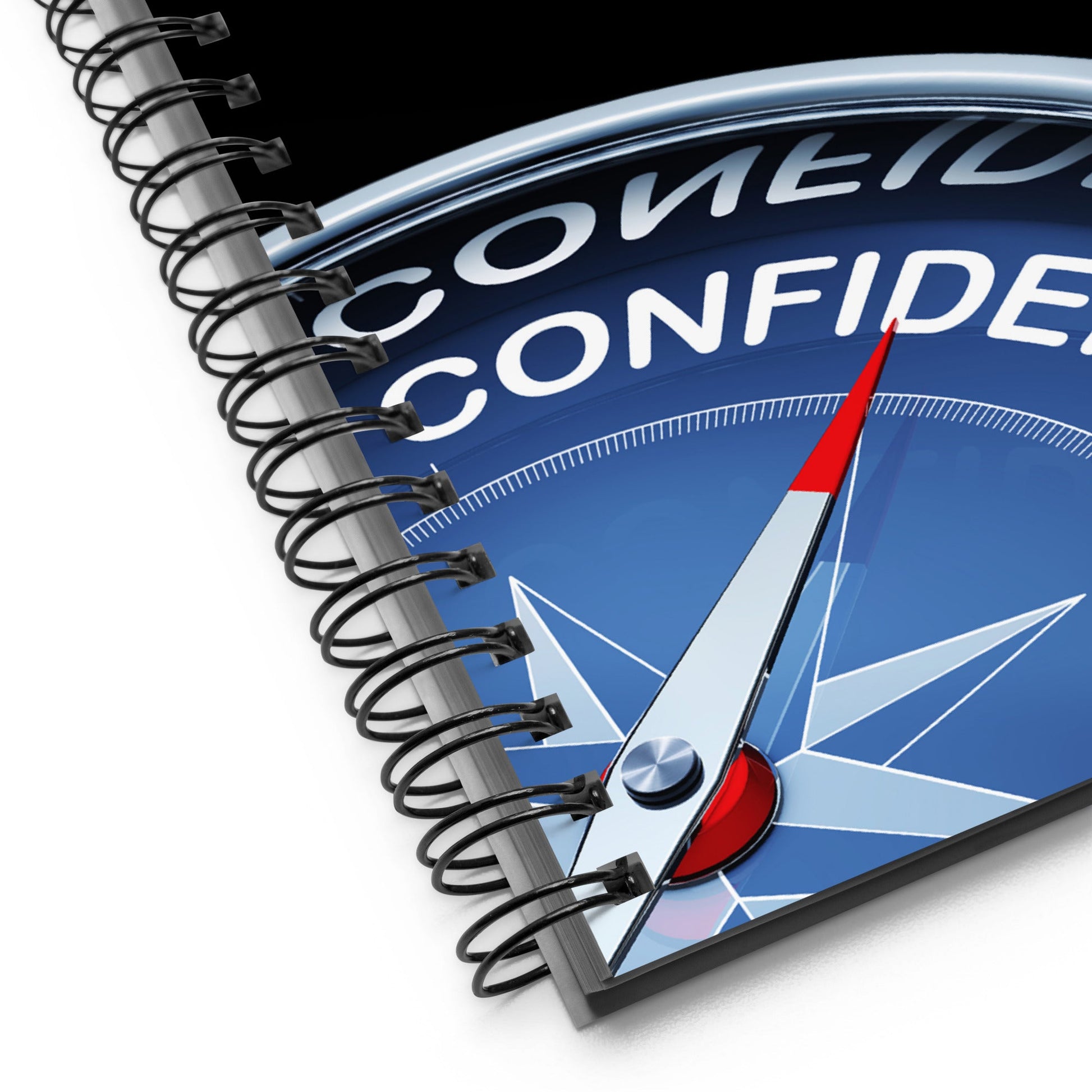 I radiate Confidence | Affirmation Cover Spiral Notebook - f9artist