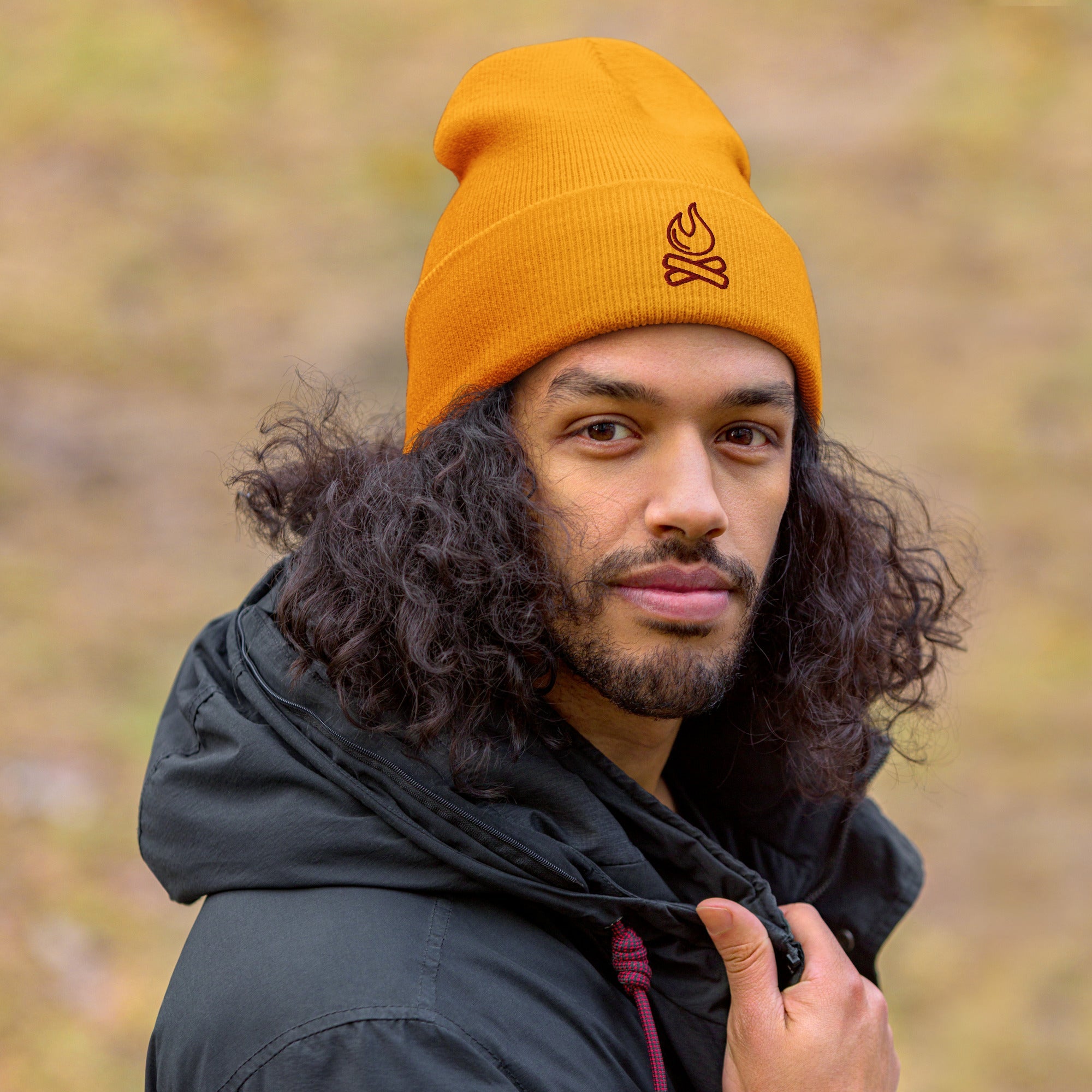Ignite Spirit Cuffed Beanie – Warmth, Energy & Drive - f9artist