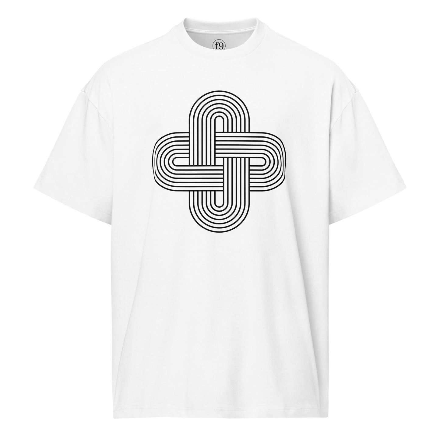 Men's Box Tee Retro Knot Graphic Tee - f9artist