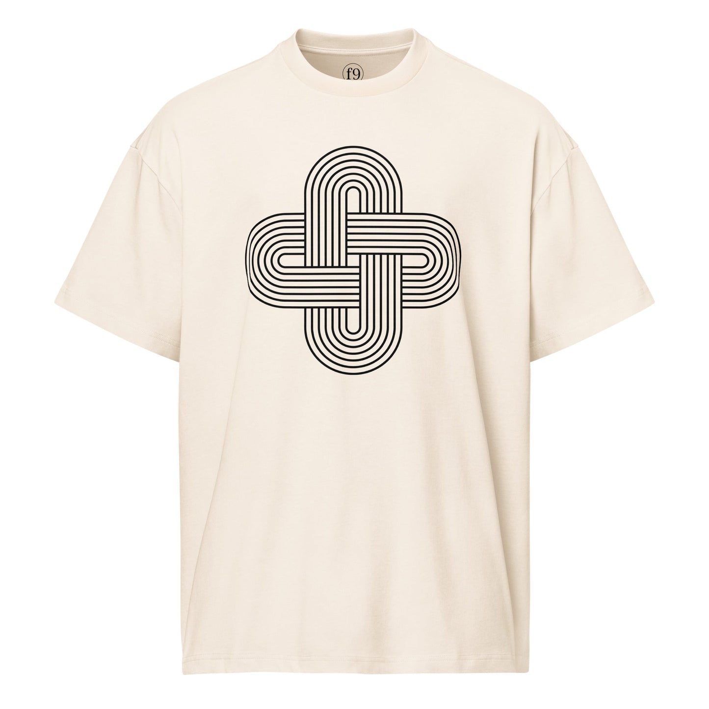 Men's Box Tee Retro Knot Graphic Tee - f9artist