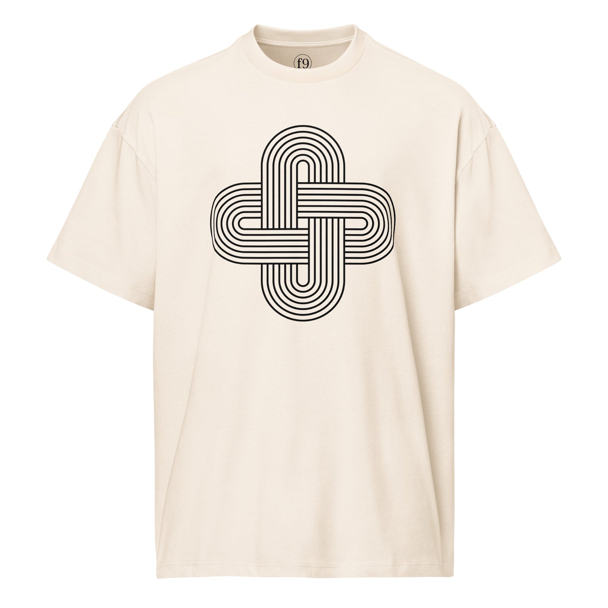 Men's Box Tee Retro Knot Graphic Tee - f9artist