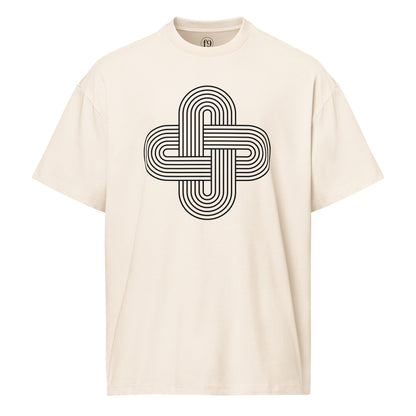Men's Box Tee Retro Knot Graphic Tee - f9artist