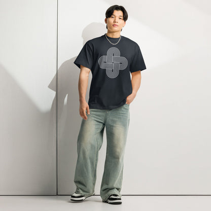 Men's Box Tee Retro Knot Graphic Tee - f9artist