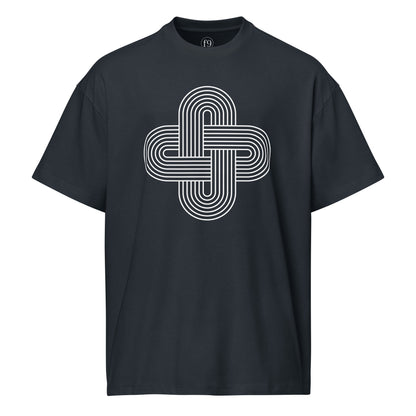 Men's Box Tee Retro Knot Graphic Tee - f9artist