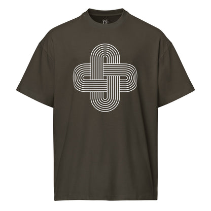Men's Box Tee Retro Knot Graphic Tee - f9artist