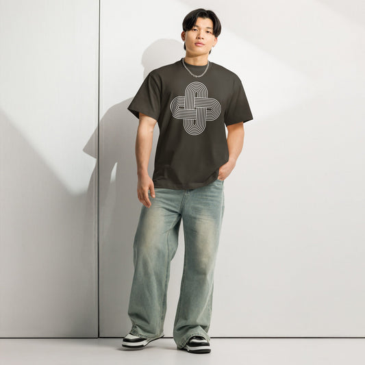 Men's Box Tee Retro Knot Graphic Tee - f9artist