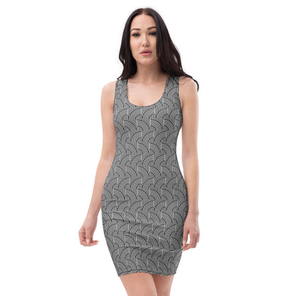 Midnight Curve Bodycon Dress - f9artist