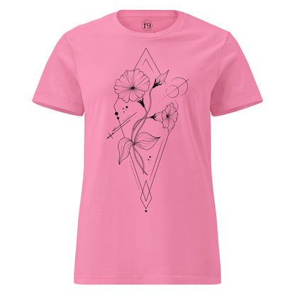 Morning Glory Women’s Basic Softstyle T-Shirt - f9artist