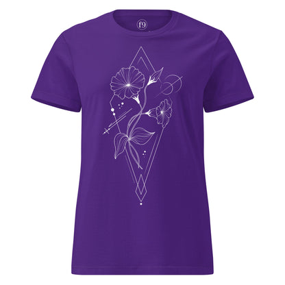 Morning Glory Women’s Basic Softstyle T-Shirt - f9artist