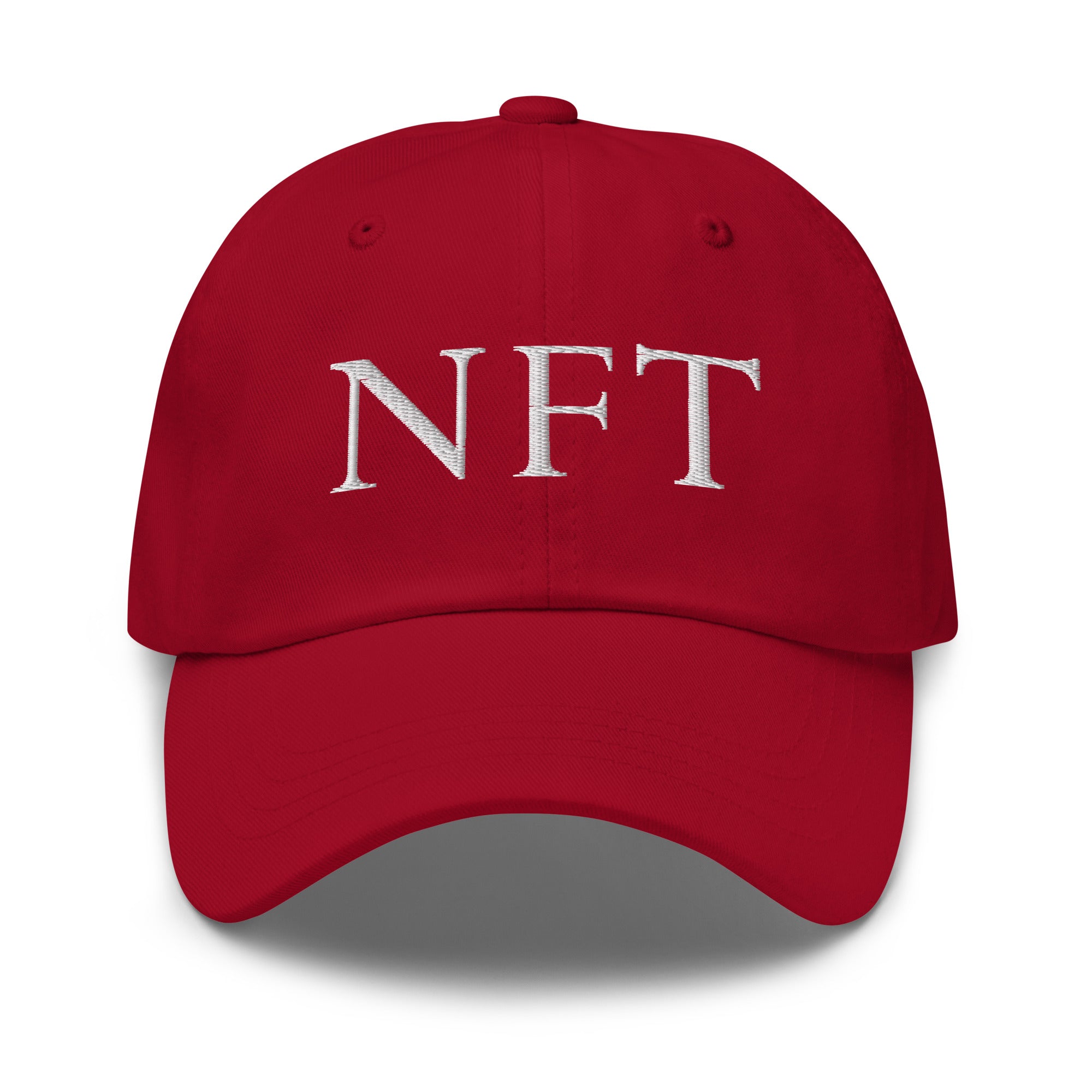 NFT ⏐ Embroidery classic dad Hat - f9artist