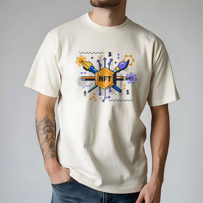 NFT | Tee Comfort Colors T-Shirt | Crypto Fashion | Blockchain Digital Art Shirt | Style Tee - f9artist