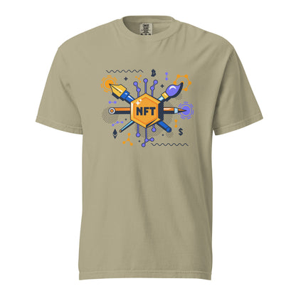 NFT | Tee Comfort Colors T-Shirt | Crypto Fashion | Blockchain Digital Art Shirt | Style Tee - f9artist
