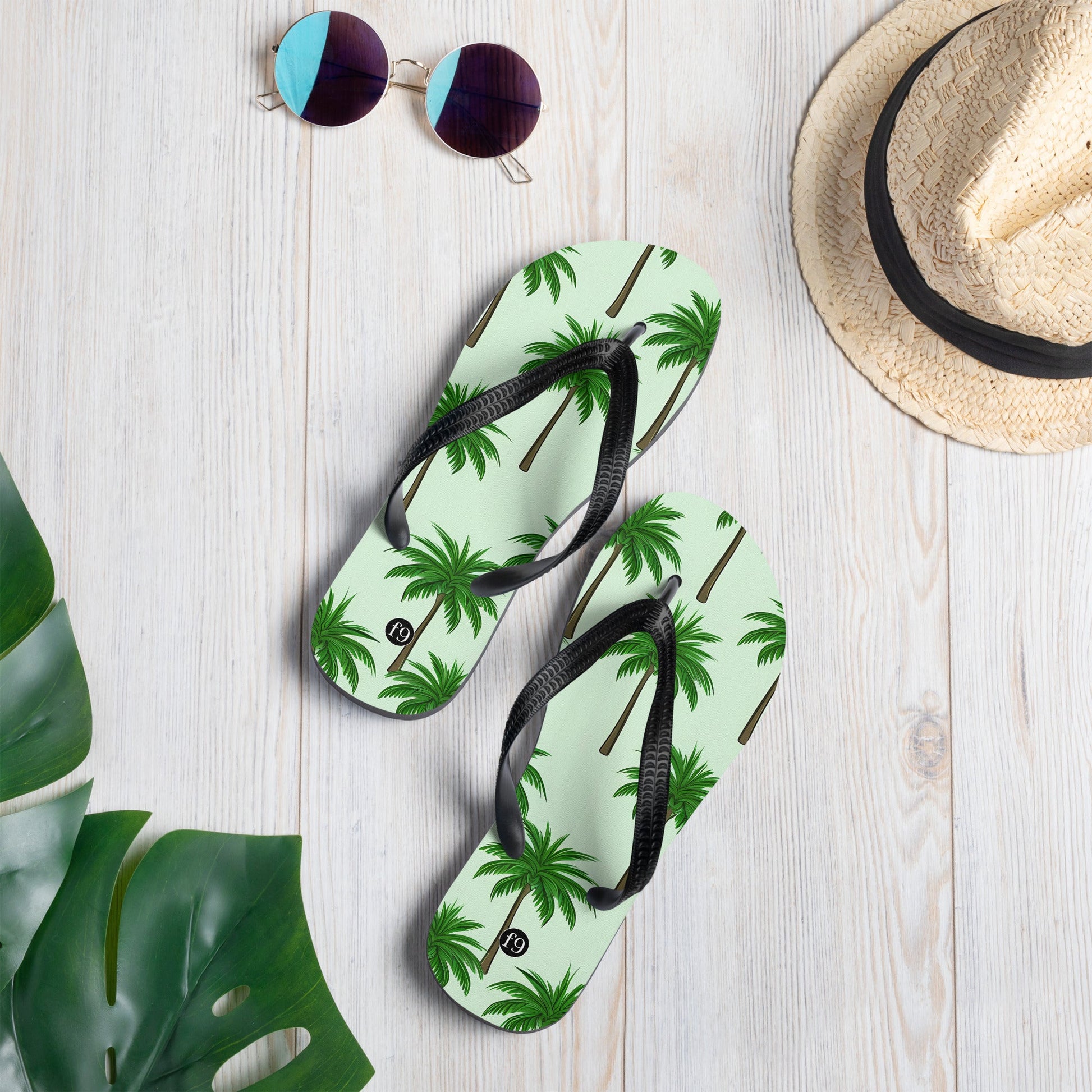 Palm Breeze Sublimation Flip Flop | Walk the Island Vibe