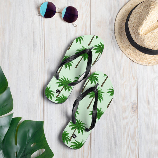 Palm Breeze Sublimation Flip Flop | Walk the Island Vibe