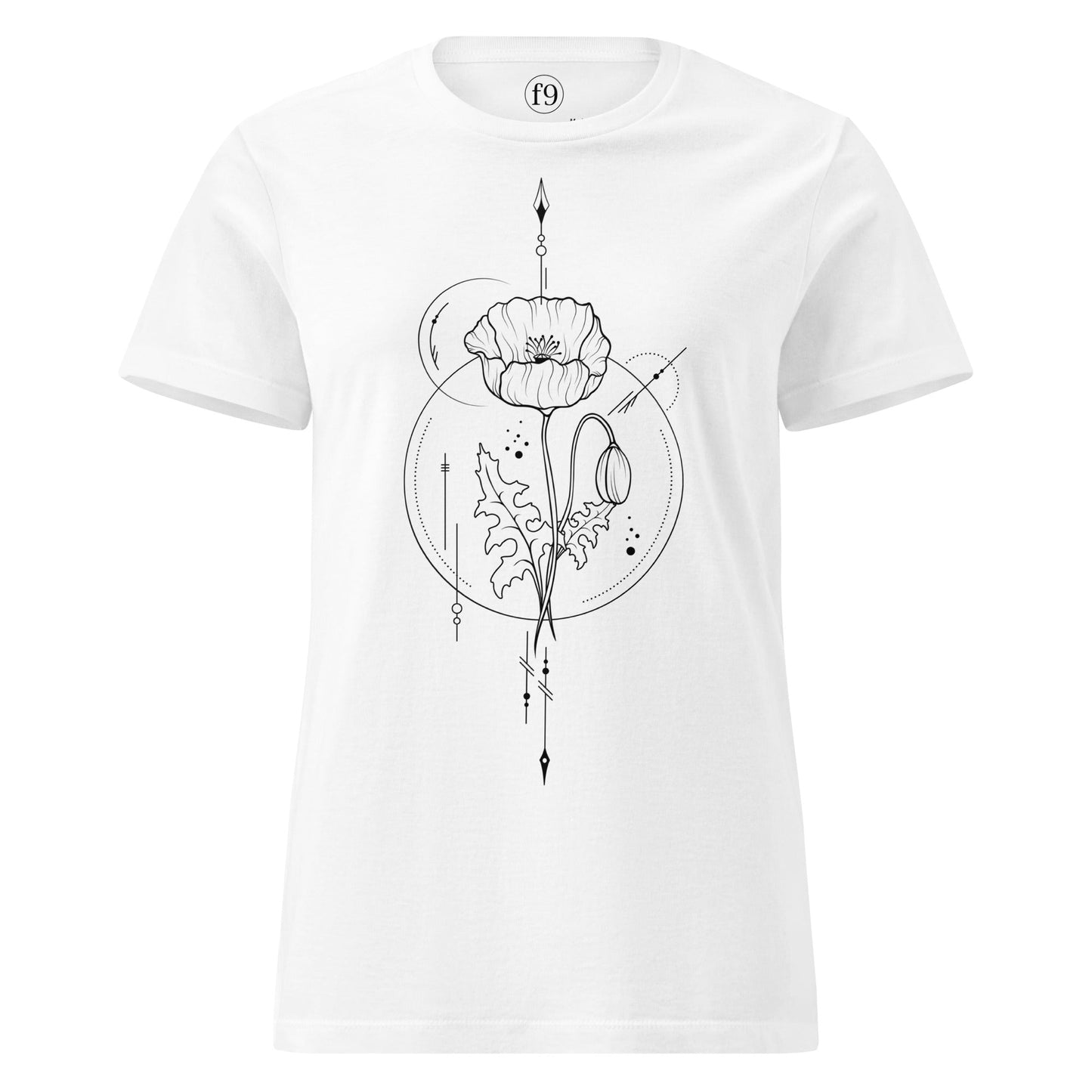 Poppy Women’s Basic Softstyle T-Shirt - f9artist
