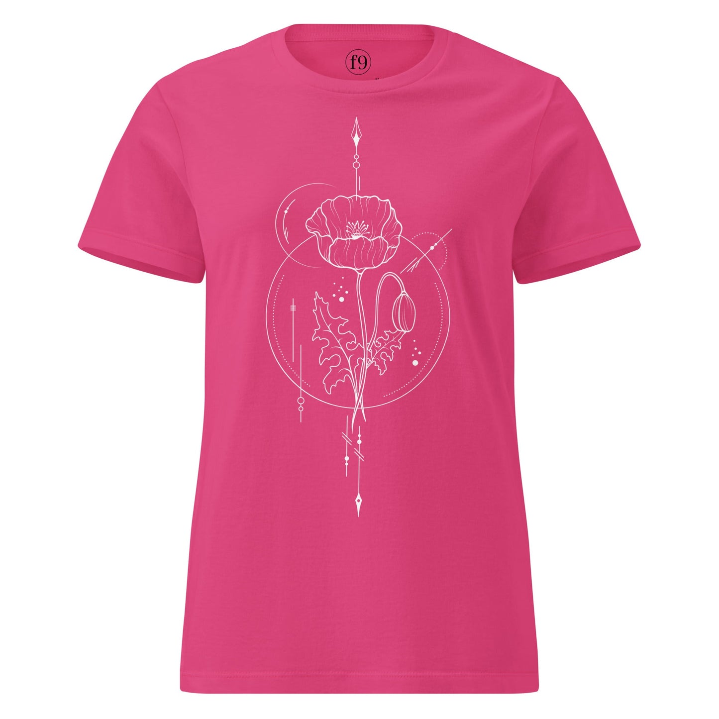 Poppy Women’s Basic Softstyle T-Shirt - f9artist