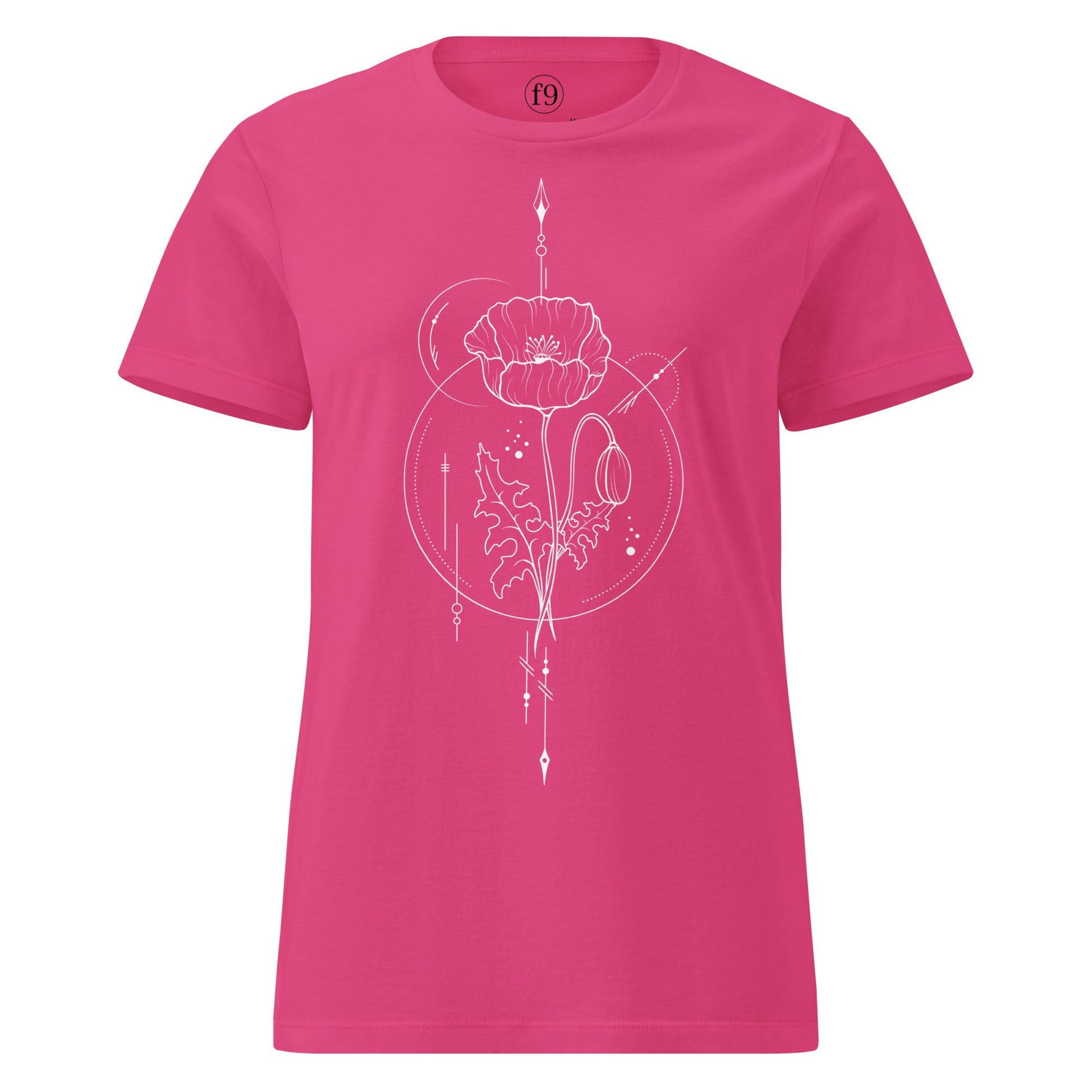 Poppy Women’s Basic Softstyle T-Shirt - f9artist