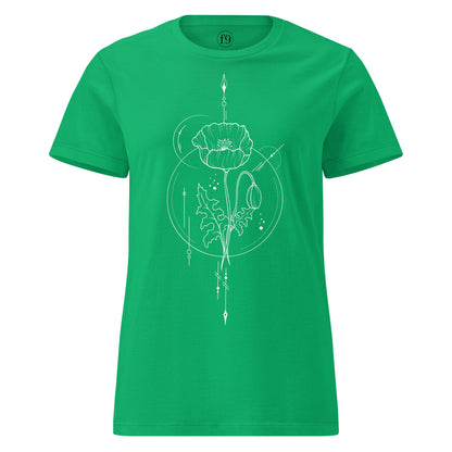 Poppy Women’s Basic Softstyle T-Shirt - f9artist