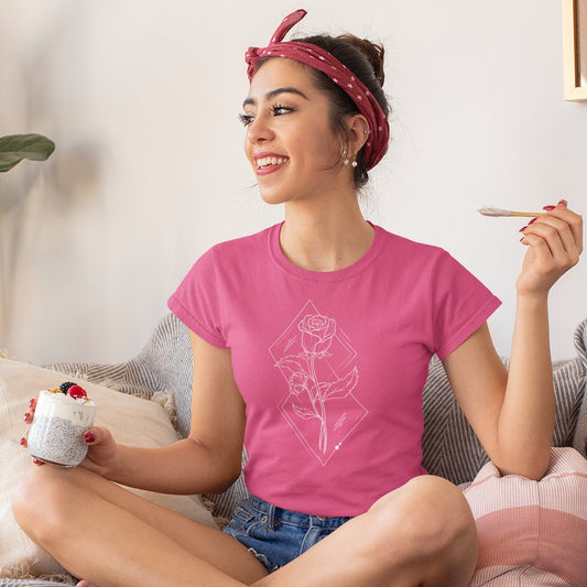 Poppy Women’s Basic Softstyle T-Shirt - f9artist