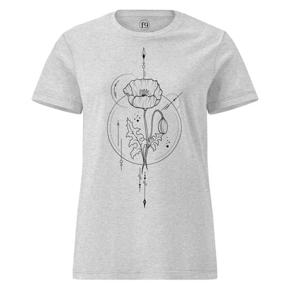 Poppy Women’s Basic Softstyle T-Shirt - f9artist