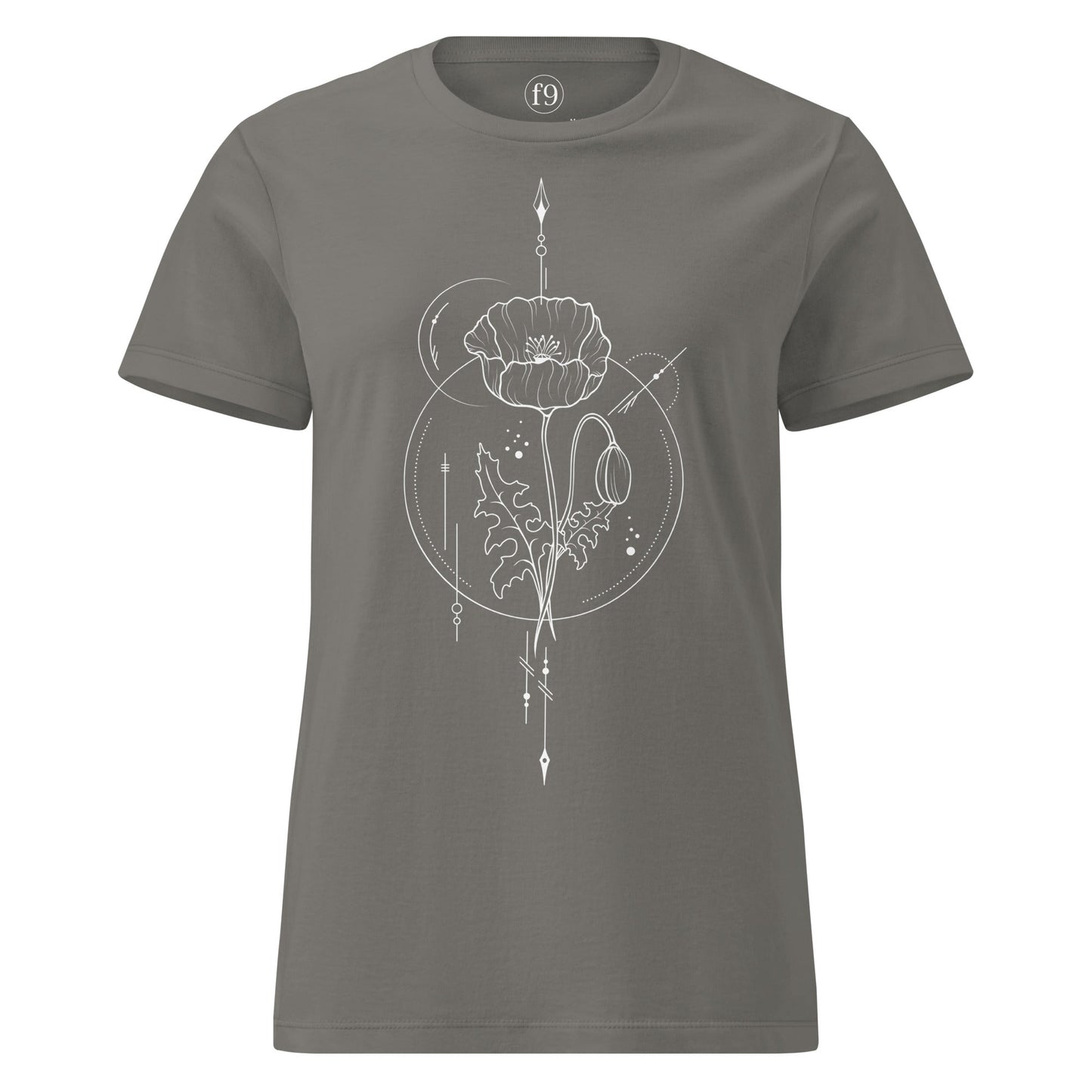 Poppy Women’s Basic Softstyle T-Shirt - f9artist