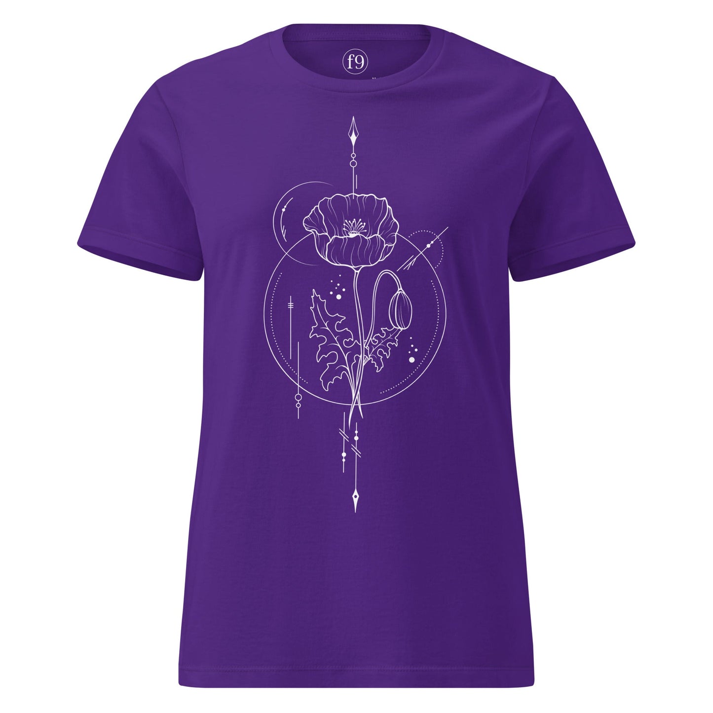 Poppy Women’s Basic Softstyle T-Shirt - f9artist