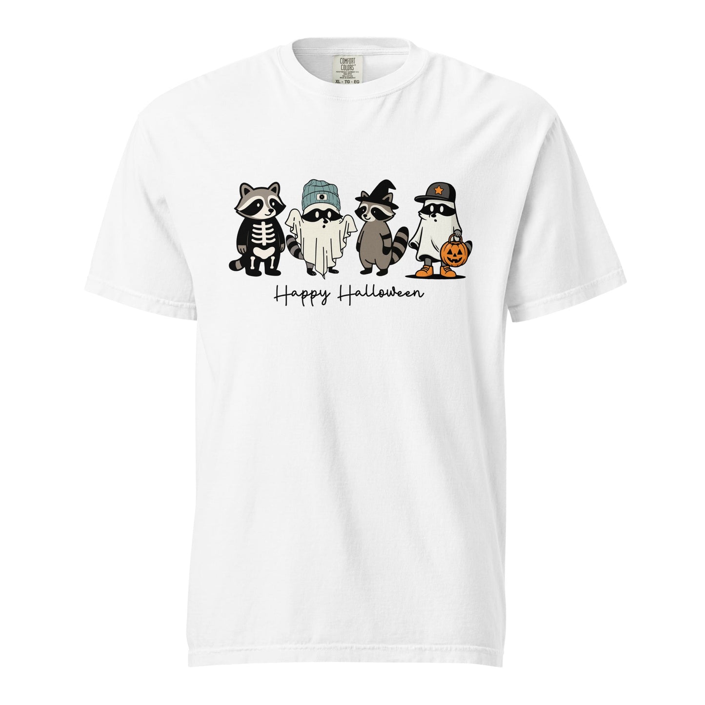 Raccoon Halloween Sweatshirt | Cute Spooky Trick - or - Treat Pullover - f9artist