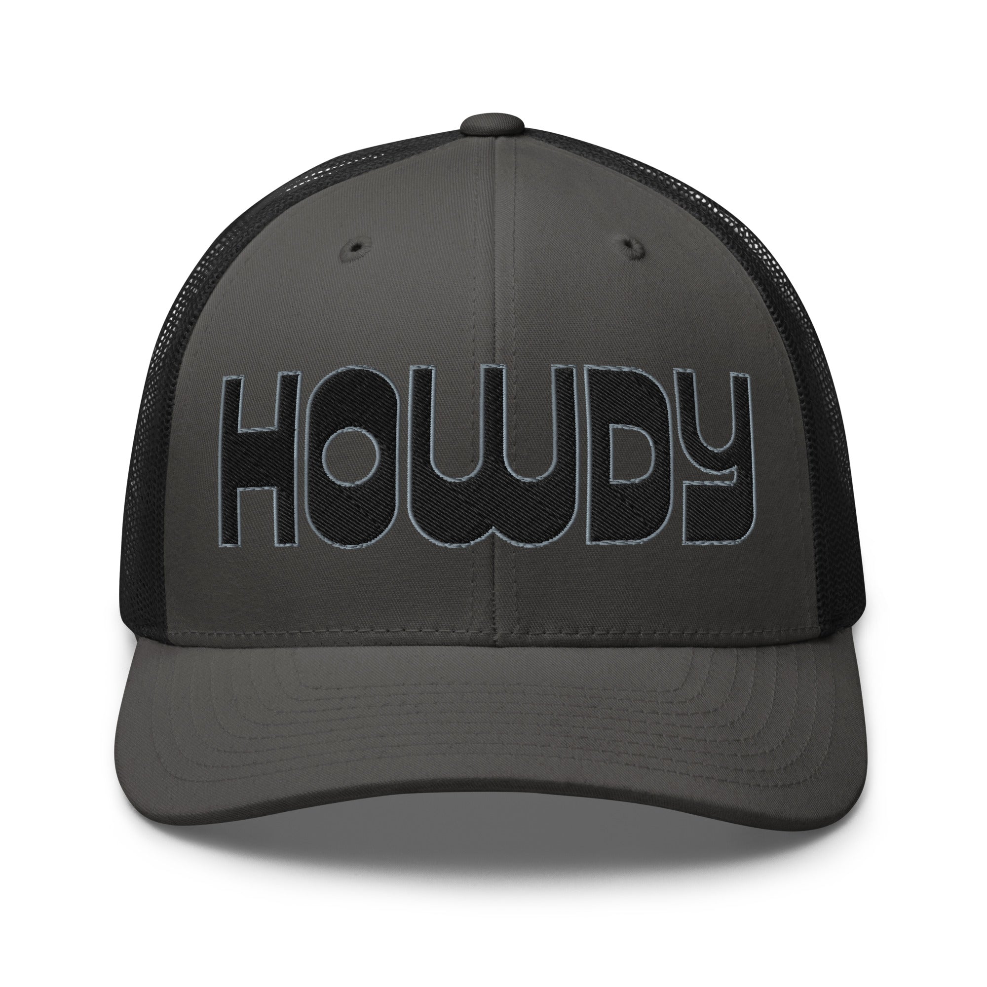 Retro Trucker Hat – HOWDY Bold Western Style - f9artist