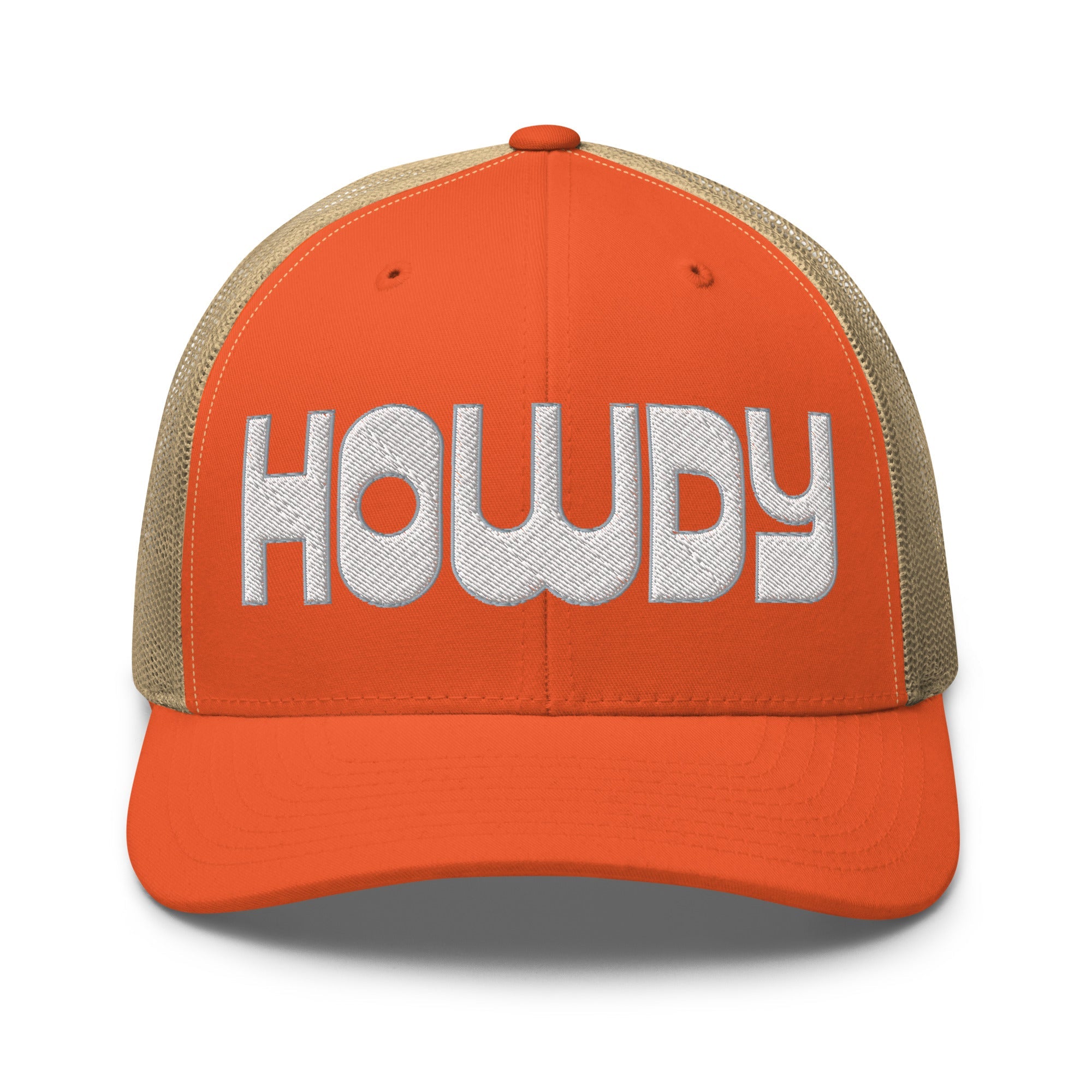 Retro Trucker Hat – HOWDY Bold Western Style - f9artist