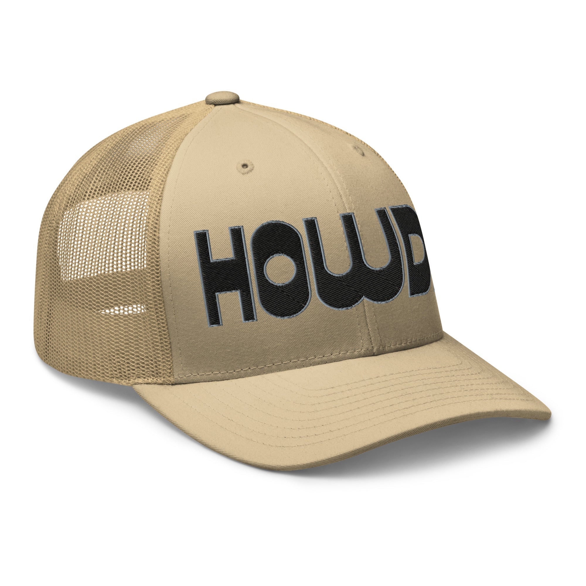 Retro Trucker Hat – HOWDY Bold Western Style - f9artist