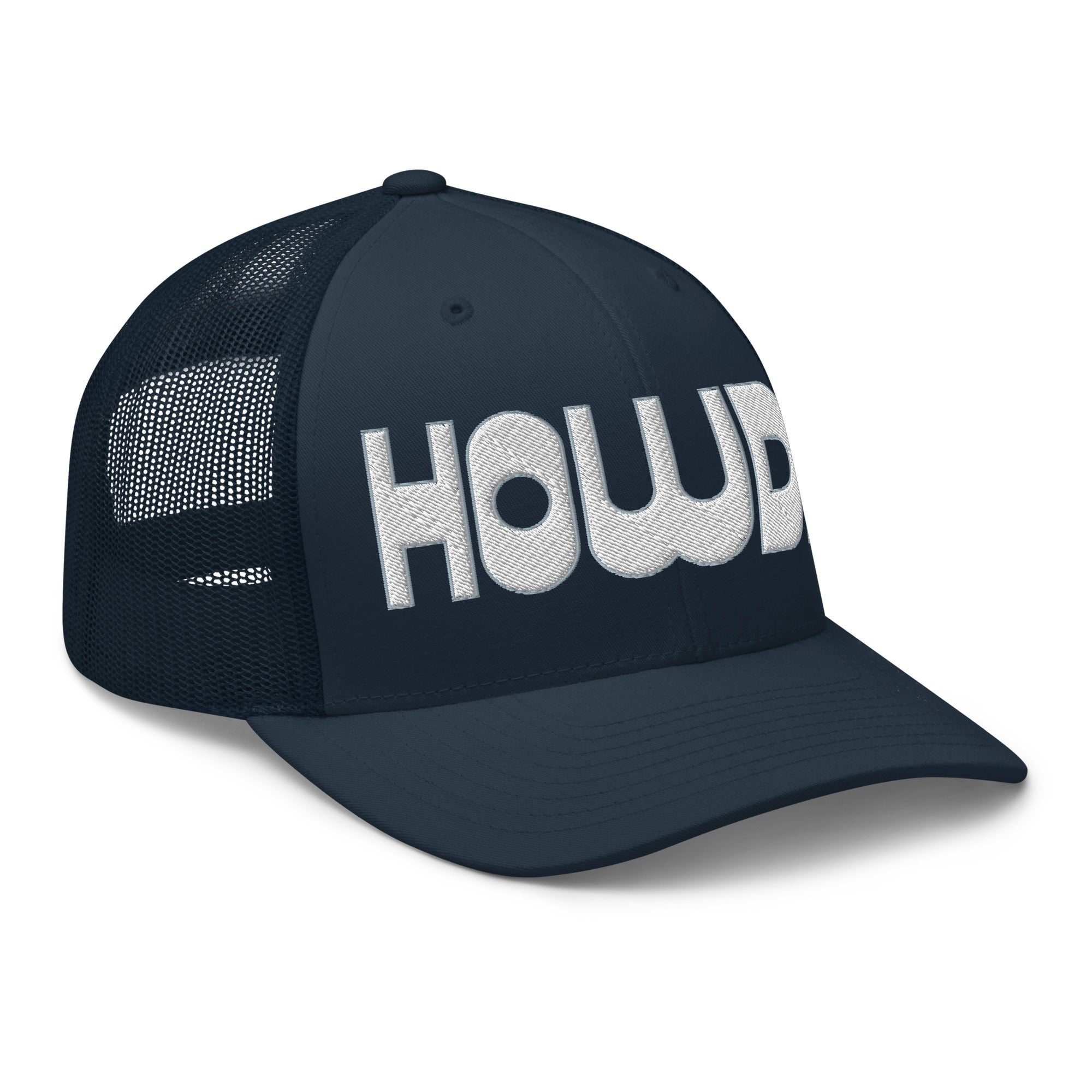 Retro Trucker Hat – HOWDY Bold Western Style - f9artist