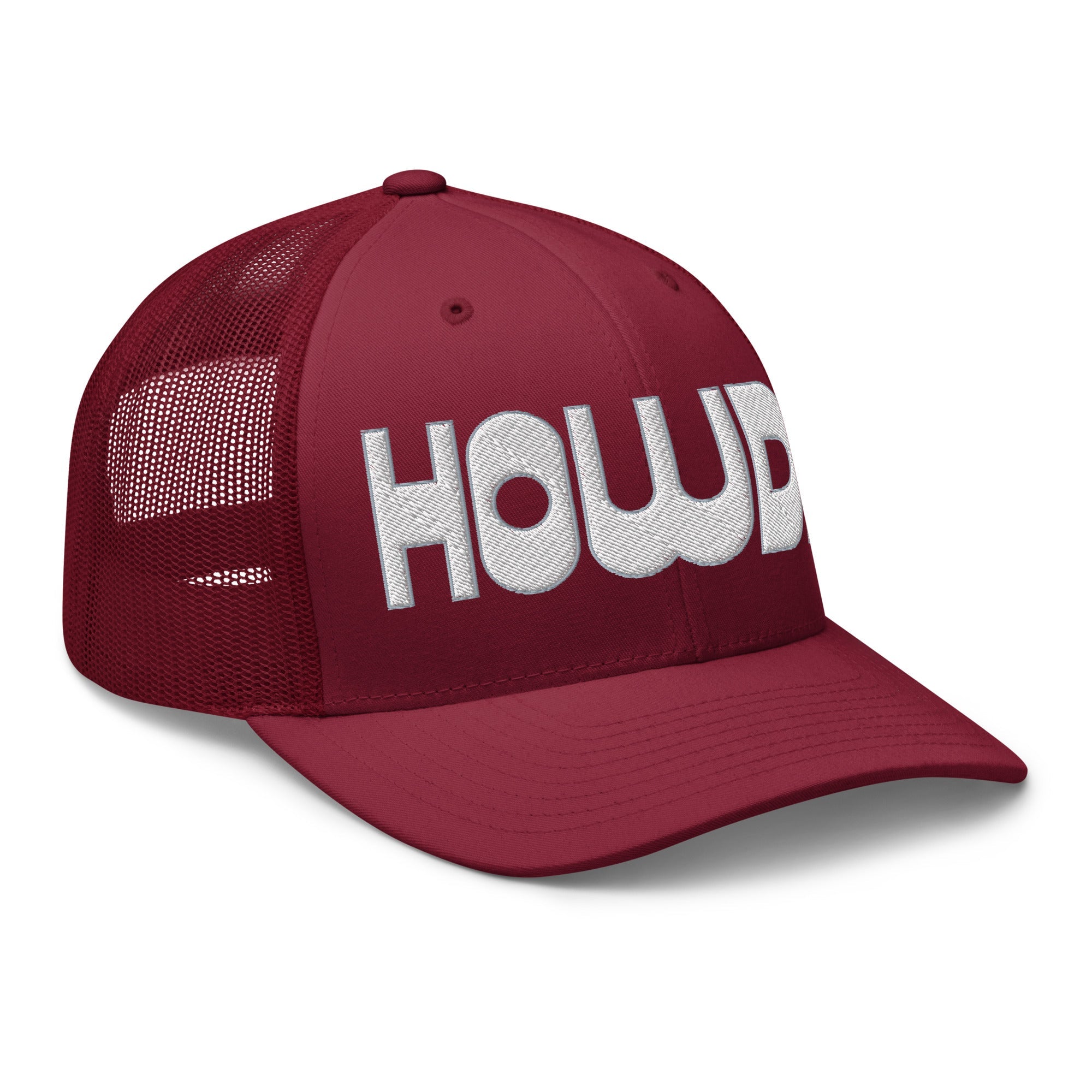 Retro Trucker Hat – HOWDY Bold Western Style - f9artist