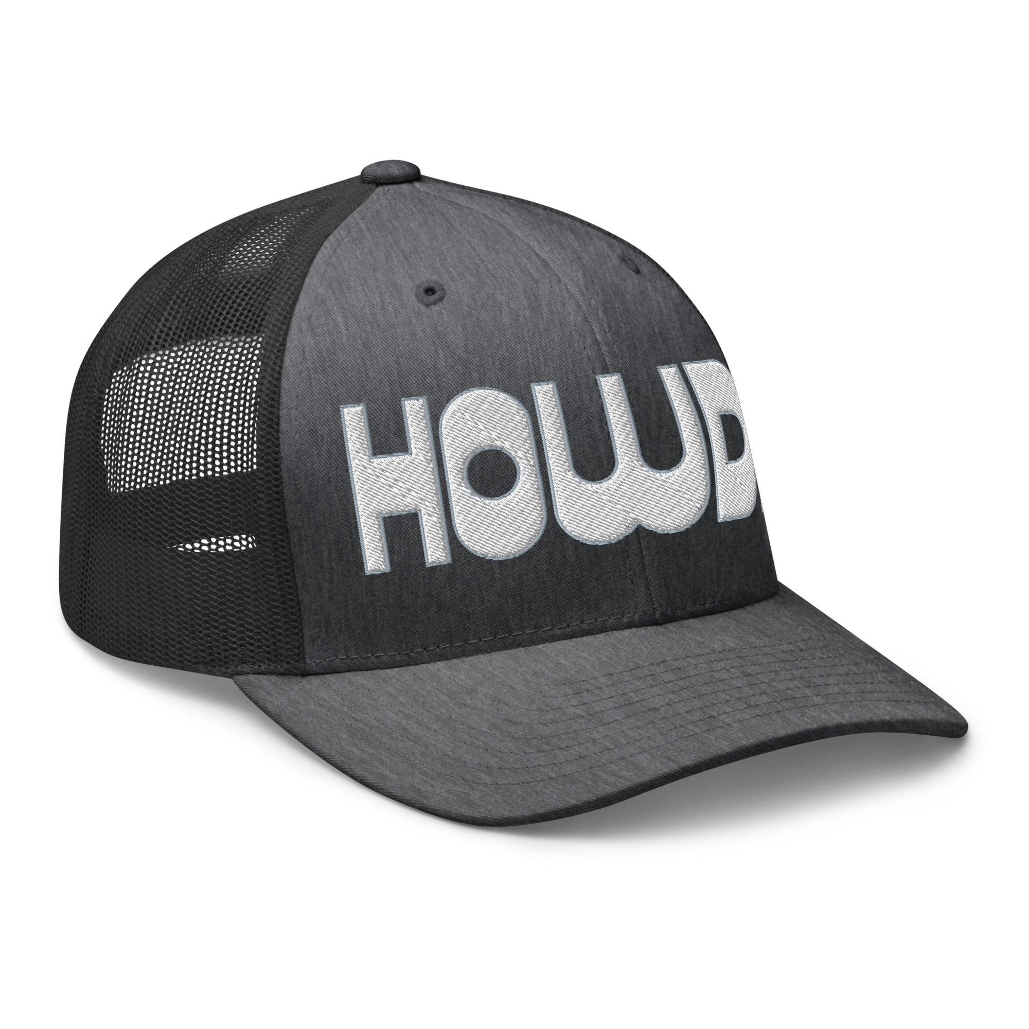 Retro Trucker Hat – HOWDY Bold Western Style - f9artist